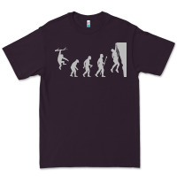 Plum funny rock climbing evolution Premium Tee - linhVisuals