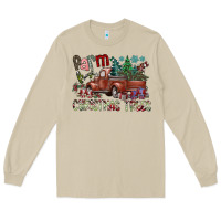Mushroom fram fresh christmas trees Long Sleeve Tee - SublimationCraftShop