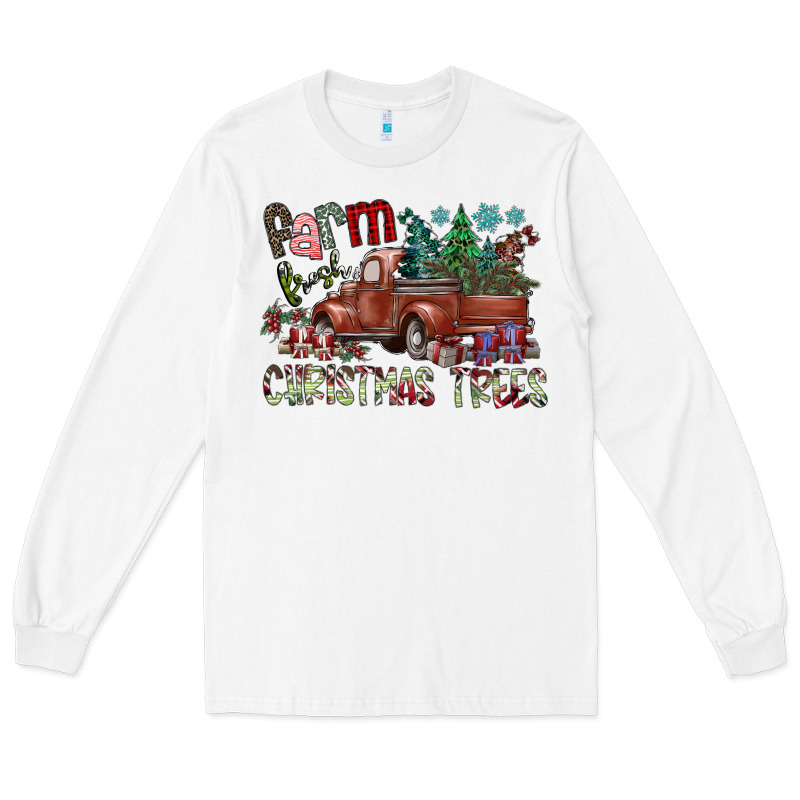 Fram Fresh Christmas Trees Long Sleeve Tee by SublimationCraftShop | Teevron