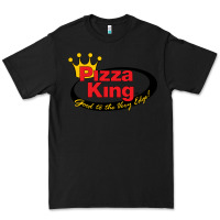 Black Pizza King Cowboy Premium Tee - linhVisuals