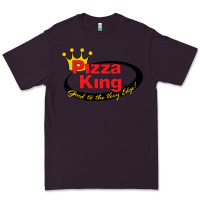 Plum Pizza King Cowboy Premium Tee - linhVisuals
