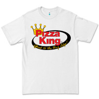 White Pizza King Cowboy Premium Tee - linhVisuals