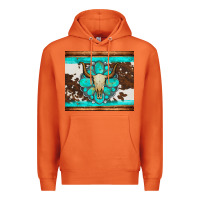 Carrot bull skull and turquoise cowhide tumbler Premium Hoodie - Artiststas