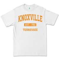 White knoxville tennessee tn vintage athletic sports design pullover hoodie Premium Tee - linhVisuals