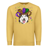 Antique Gold mardi gras hat husky Premium Sweatshirt - RanaPortraitStore