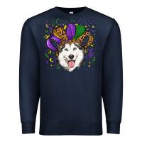 Navy mardi gras hat husky Premium Sweatshirt - RanaPortraitStore