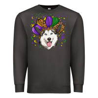 Smoke mardi gras hat husky Premium Sweatshirt - RanaPortraitStore