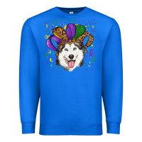 True Royal mardi gras hat husky Premium Sweatshirt - RanaPortraitStore