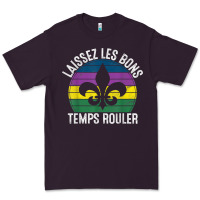 Plum laissez les bons temps rouler gift mardi gras masquerade t shirt Premium Tee - linhVisuals