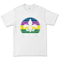 White laissez les bons temps rouler gift mardi gras masquerade t shirt Premium Tee - linhVisuals