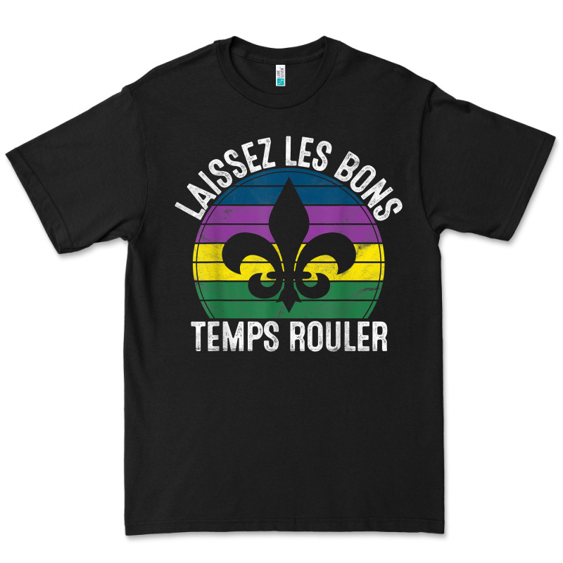 Laissez Les Bons Temps Rouler Gift Mardi Gras Masquerade T Shirt Premium Tee by linhVisuals | Teevron