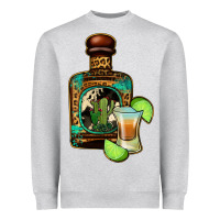 Heather Grey tequila bottle Heavyweight Sweatshirt - Jasminsmagicworld