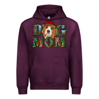 Mauve Wine Christmas dog mom beagle Urban Hoodie - RanaPortraitStore
