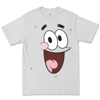 Dove Grey sponge.bob squa.re.pants patrick face portrait Premium Tee - linhVisuals