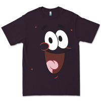 Plum sponge.bob squa.re.pants patrick face portrait Premium Tee - linhVisuals