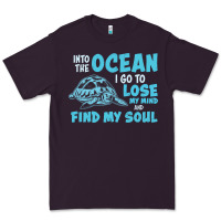 Plum into the ocean i go to find my soul Premium Tee - linhVisuals