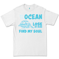 White into the ocean i go to find my soul Premium Tee - linhVisuals