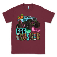 Burgundy Easter Day Monster truck Easter egg crusher Classic Tee - OliviaCreatesArt