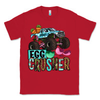 Red Easter Day Monster truck Easter egg crusher Classic Tee - OliviaCreatesArt