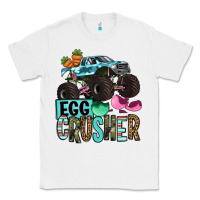 White Easter Day Monster truck Easter egg crusher Classic Tee - OliviaCreatesArt