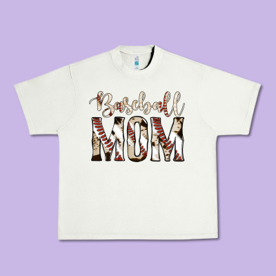 Baseball Mom Urban Heavy Tee Designed By Jasminsmagicworld