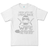 White mess with my wife and they Premium Tee - linhVisuals