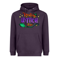 Plum resting witch face Heavyweight Hoodie - Jasminsmagicworld