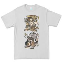 Dove Grey where the wild things are Premium Tee - linhVisuals