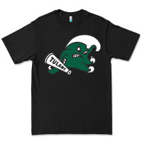 Black tulane green wave Premium Tee - linhVisuals