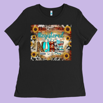 Registered Nurse Tumbler Ladies Tee Designed By Bundleandbundleshop