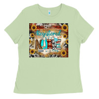 Matcha Registered Nurse Tumbler Ladies Tee - BundleAndBundleShop