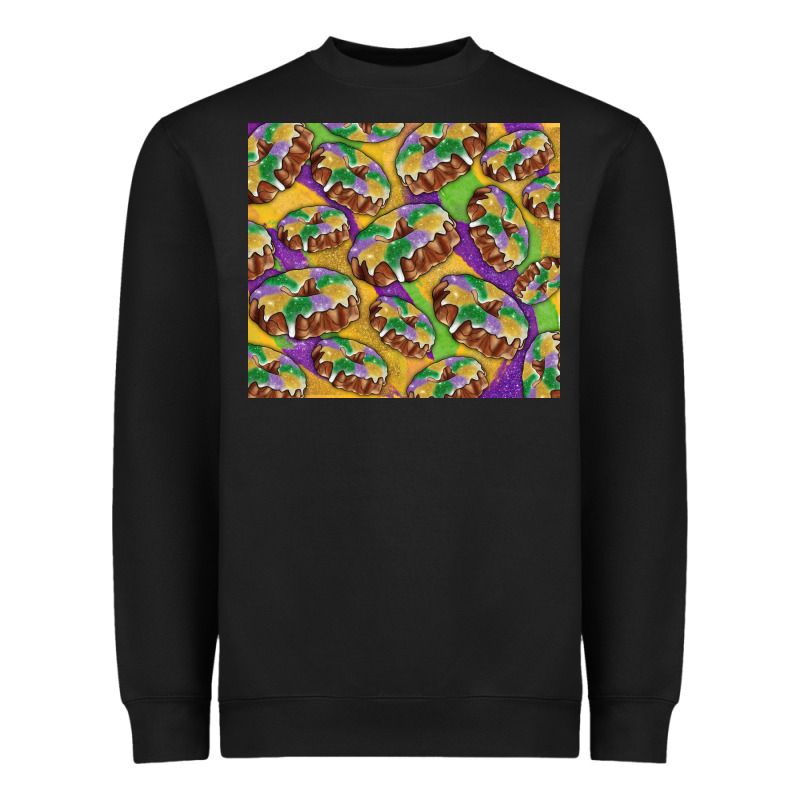 Mardi Gras King Cake Heavyweight Sweatshirt by RanaPortraitStore | Teevron