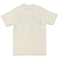 Bone middle earth map [tb] Premium Tee - linhVisuals