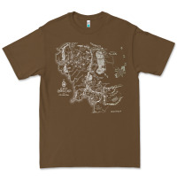 Cacao middle earth map [tb] Premium Tee - linhVisuals