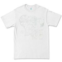 White middle earth map [tb] Premium Tee - linhVisuals