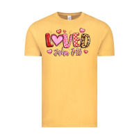 Vintage Mustard loved john 3 16 Vintage Tee - LillyAllenDesigns