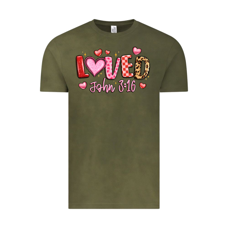 Loved John 3 16 Vintage Tee by LillyAllenDesigns | Teevron