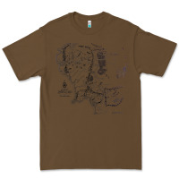 Cacao middle earth map [tw] Premium Tee - linhVisuals