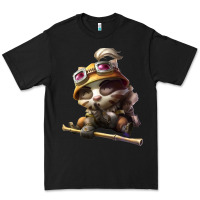 Black league of legends teemo Premium Tee - linhVisuals