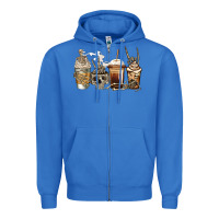 True Royal skeleton coffee Zipper Hoodie - Jasminsmagicworld