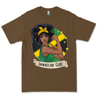 Cacao jamaican black woman t shirt jamaica afro girl pride Premium Tee - linhVisuals
