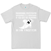 Dove Grey paranormal investigator ghost hunting t shirt Premium Tee - linhVisuals