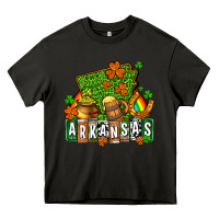 Asphalt St. Patrick's Arkansas Heavy Core Tee - OliviaCreatesArt