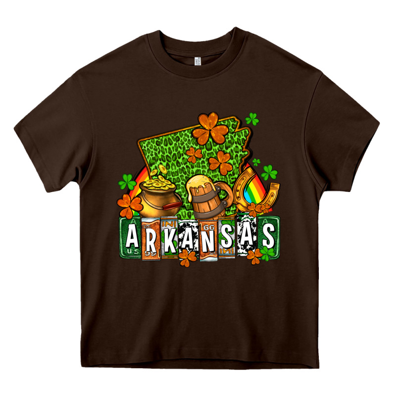 St. Patrick's Arkansas Heavy Core Tee by OliviaCreatesArt | Teevron