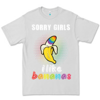 Dove Grey mens sorry girl i like bananas funny lgbt gay pride tshirt gifts Premium Tee - linhVisuals