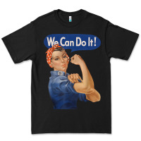 Rosie The Riveter Shirt We Can Do It Feminist Retro T Shirt Premium Tee | Teevron