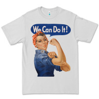 Dove Grey rosie the riveter shirt we can do it feminist retro t shirt Premium Tee - linhVisuals