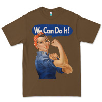 Cacao rosie the riveter shirt we can do it feminist retro t shirt Premium Tee - linhVisuals