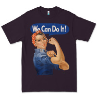 Plum rosie the riveter shirt we can do it feminist retro t shirt Premium Tee - linhVisuals