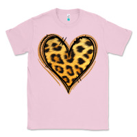 Bubblegum Pink gold glitter leopard heart Classic Tee - Jasminsmagicworld